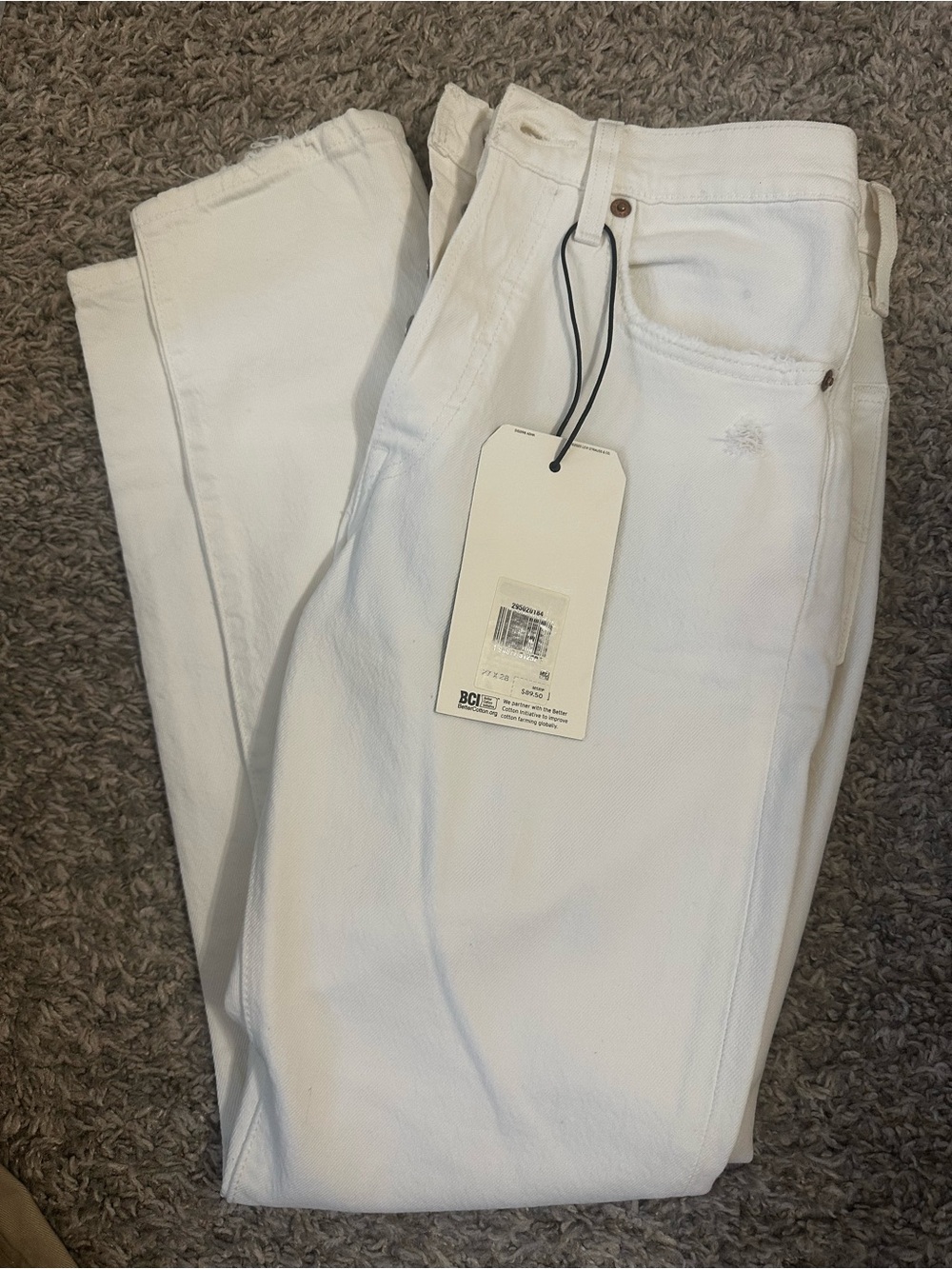 White Women's Straight Jeans